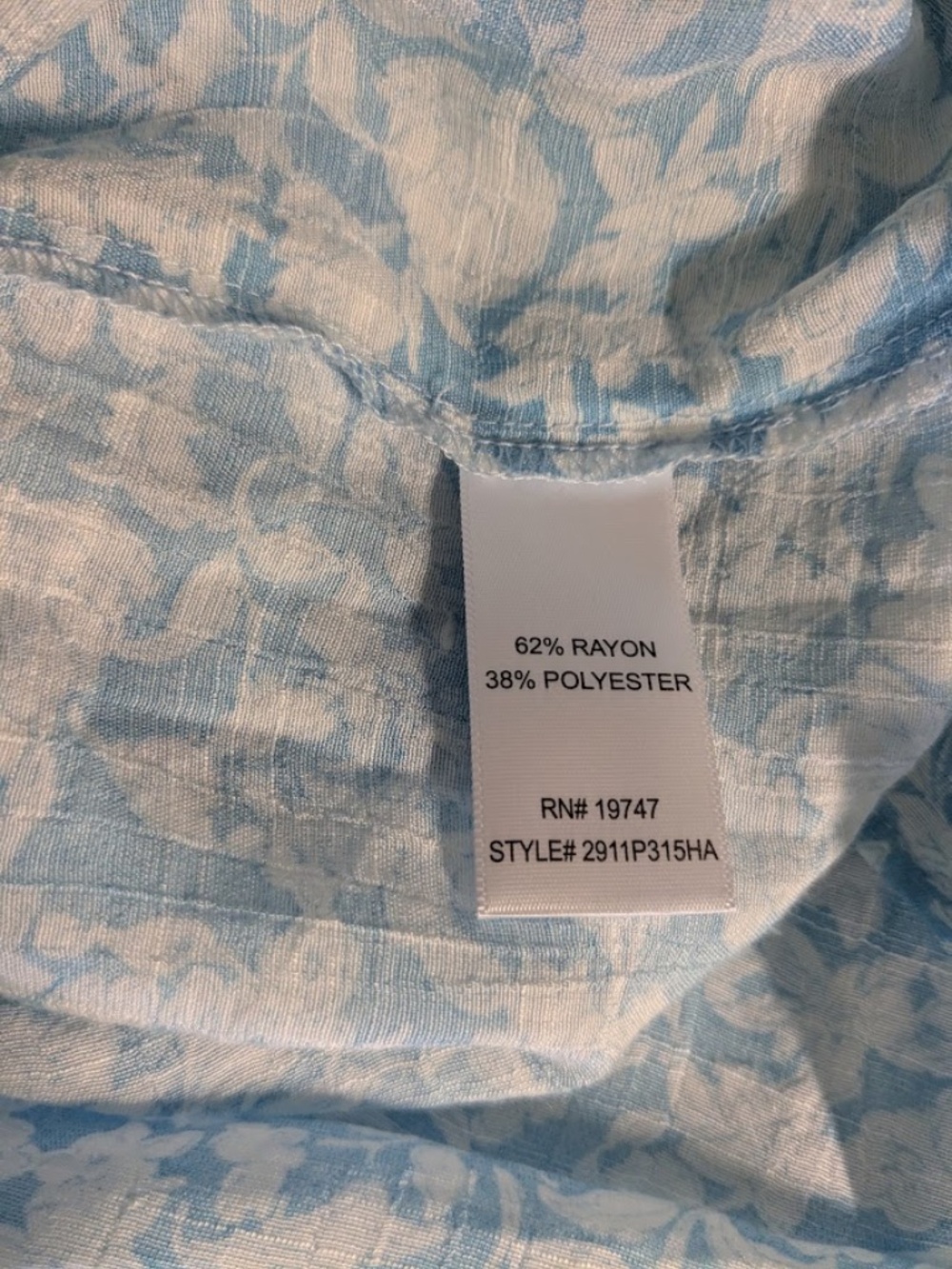 Counterparts Soft Pale Blue & White Blouse, 1x - Picture 8 of 8